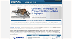 Desktop Screenshot of progecadturkiye.com